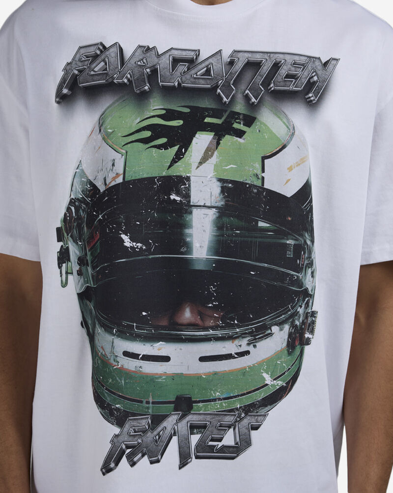 Forgotten Faces Forgotten F1 Racer Tee FOFUS152-00220 White 3