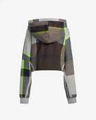 adidas IVY PARK Allover Print Cropped Hoodie HL3996 Grey 5