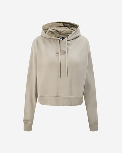 Buffalo Bills Wingspan Fleece Cropped Pull Over Hoodie