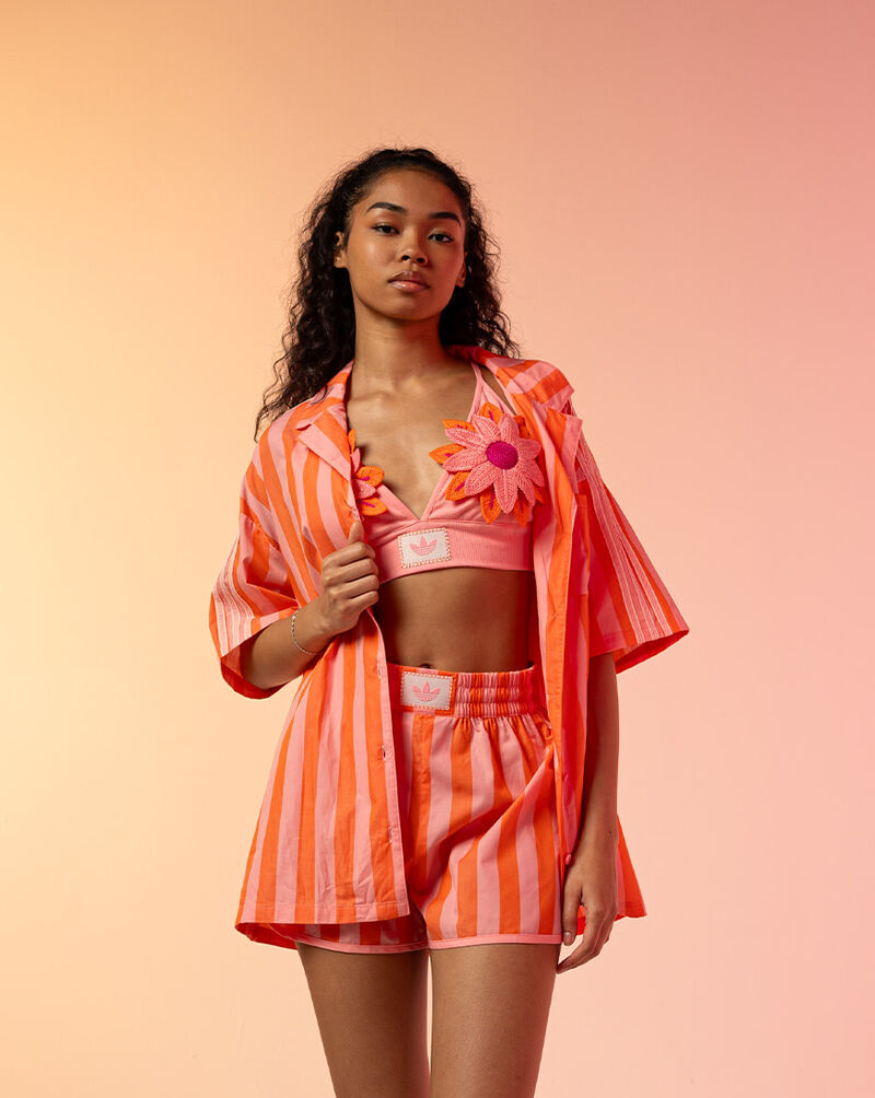 adidas Summer Glow Resort Shirt KC0745-SEMIPINKSPARK Pink 5