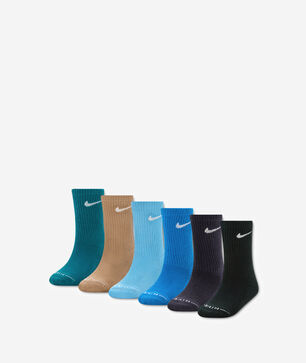 Little Kids' Everyday Elevated 6Pk Crew Socks