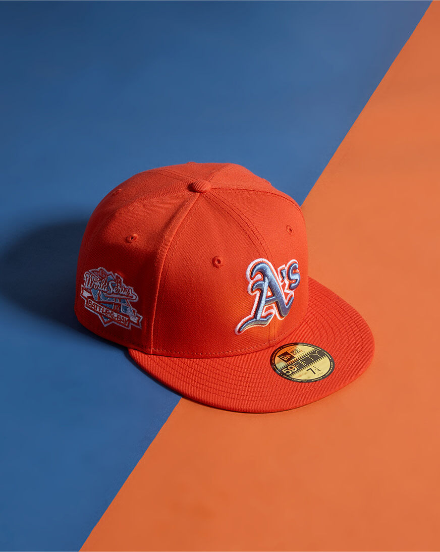 Shop New Era 59Fifty Oakland Athletics Fitted Hat 71011956 orange
