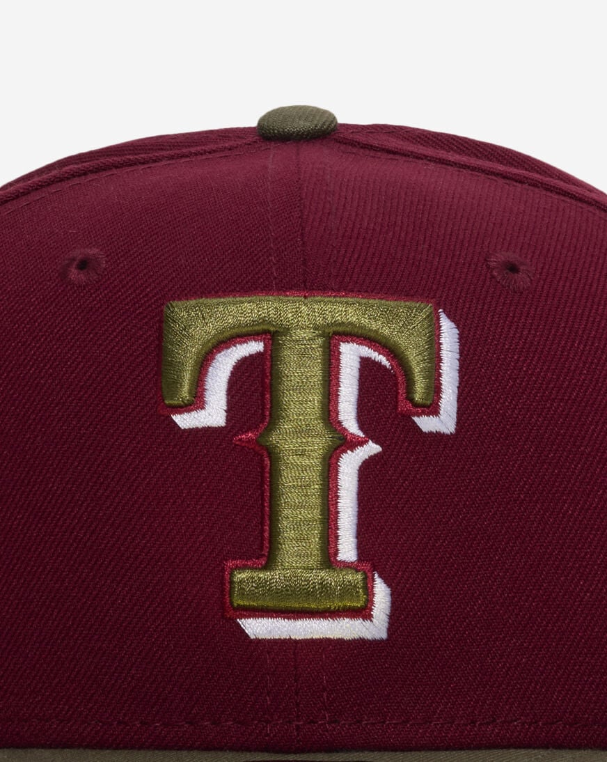 Shop New Era 59Fifty Texas Rangers Fitted Hat 70993509 red
