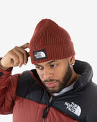 The North Face Logo Box Cuffed Beanie NF0A3FJXBDQ Red 4