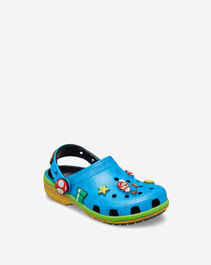 Crocs Pre-School Super Mario Classic Clog 212139-90H Blue 3
