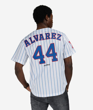 Cuban Stars Yordan &Aacute;lvarez Authentic Batting Practice Pinstripes Jersey