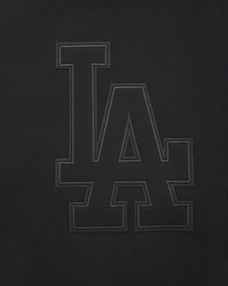 PRO STANDARD Los Angeles Dodgers Neutral Drop Shoulder Fleece Crewneck LLD537023-BLK Black 4