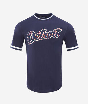 Detroit Tigers Short Sleeve Classic Chenille Double Knit Tee 