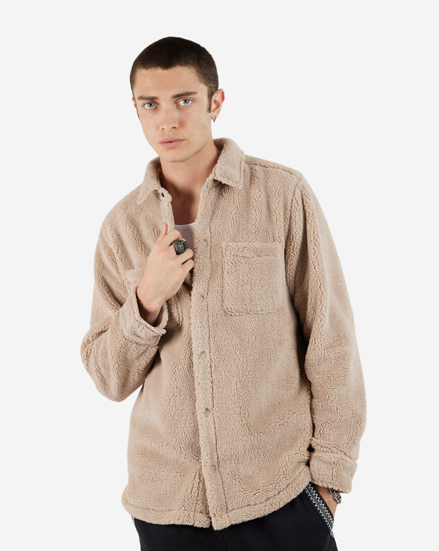 Shop UGG Tasman Snap Shirt 1144372-PUTT brown | SNIPES USA