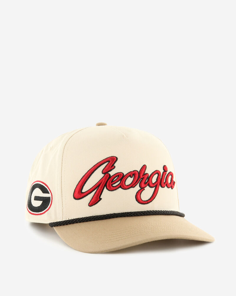 '47 Brand Georgia Bulldogs Snapback Hat C-OVTTH17GWP-NT Beige 1