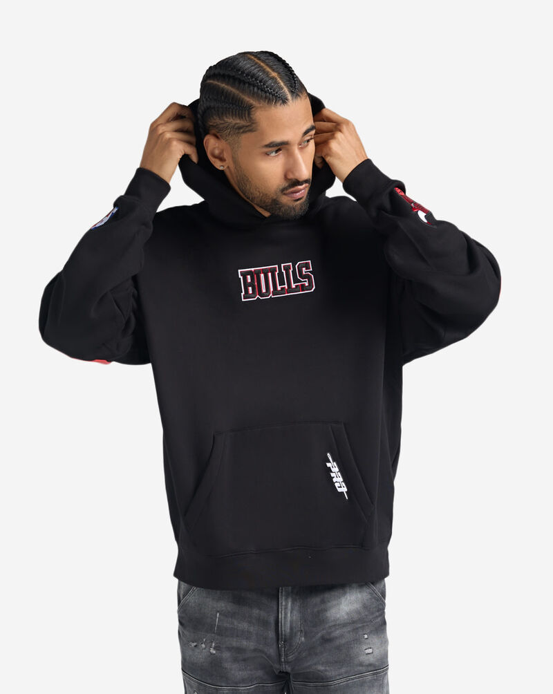PRO STANDARD Chicago Bulls Wingspan Drop Shoulder Hoodie BCB5515823-BLK Black 1