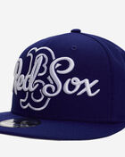New Era 9Fifty Boston Red Sox Wordmark Snapback Hat 70931683 Blue 2