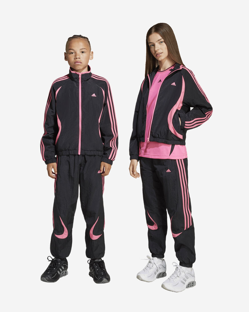 Shop adidas Kids' Track Tracksuit Bottoms JY6322 black | SNIPES USA