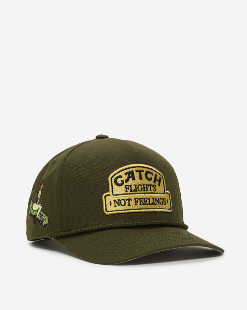 Field Grade Catch Flight Twill Trucker Olive 1005042 Green 1