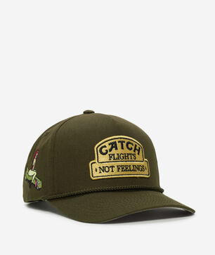 Catch Flight Twill Trucker Olive
