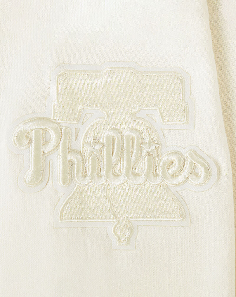 PRO STANDARD Big Boys' Philadelphia Phillies Neutral Fleece Crewneck LPHB5315027-EGG cream 4