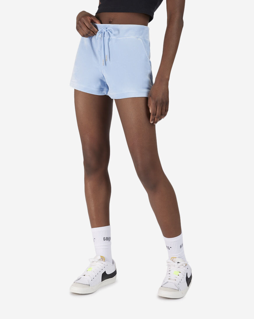 Shop Juicy Couture Bling Velour Shorts 110009377 J6004 SNIPES USA