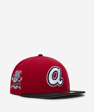 59Fifty Atlanta Braves Fire Red Fitted Hat