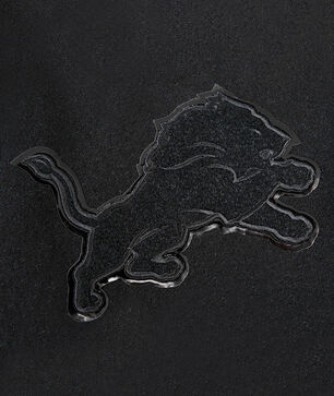 Detroit Lions Triple Black Wool Varsity Jacket