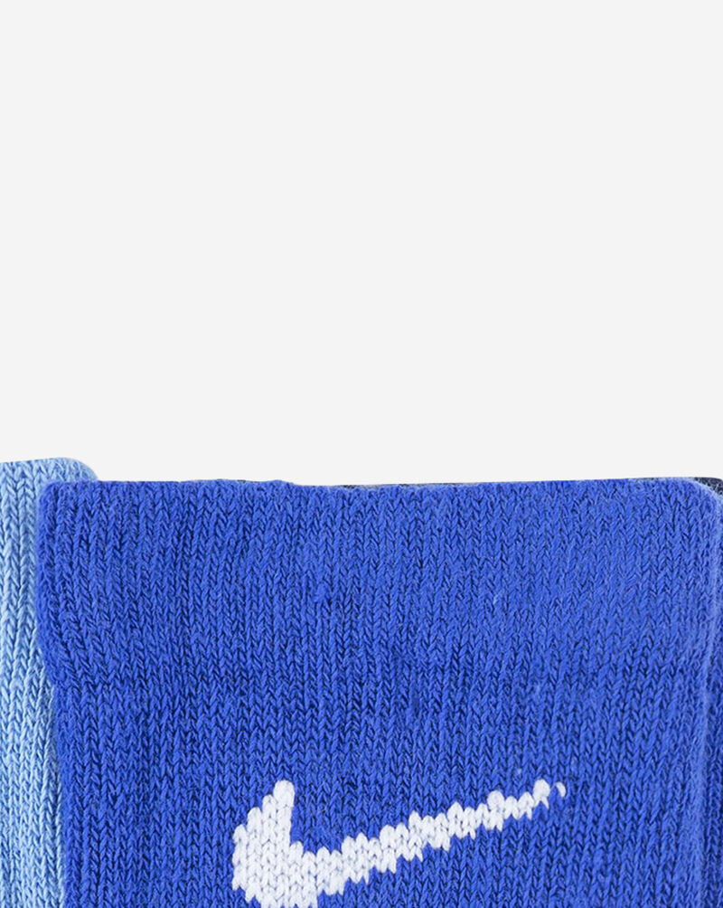 Nike Dri-FIT Performance Basic Crew Socks (5-7) UN0019-B9F Blue 2