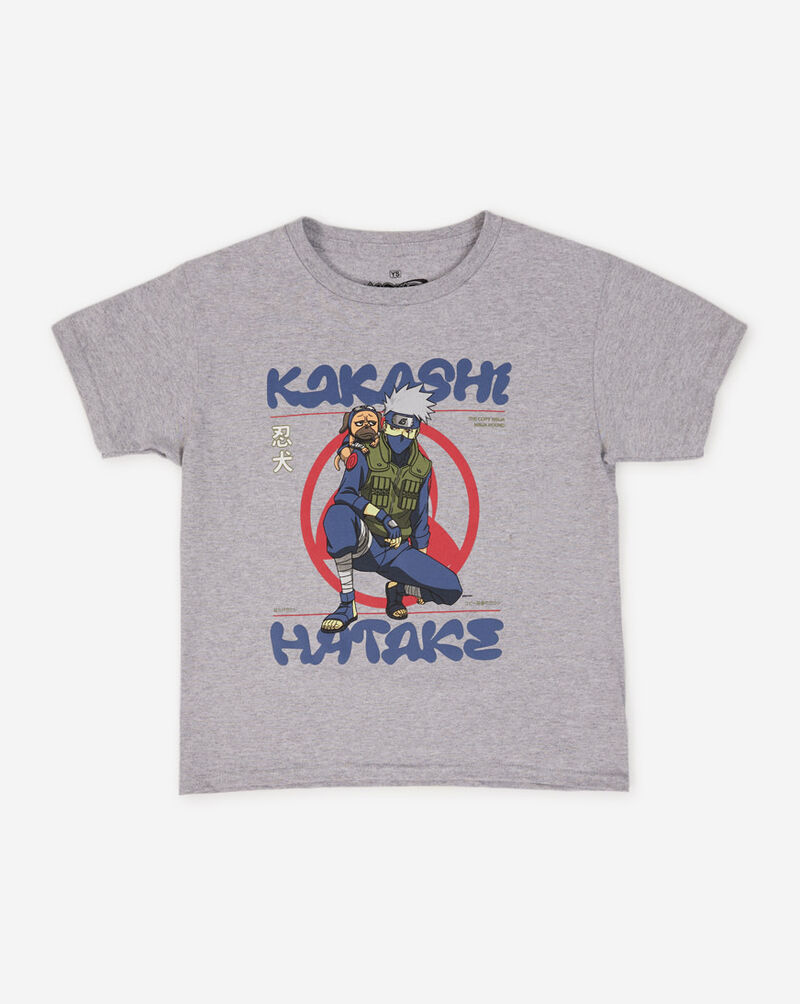 Graphic Tees Grade School Kakashi Hatake Tee NSYS4320-HGRY Grey 1