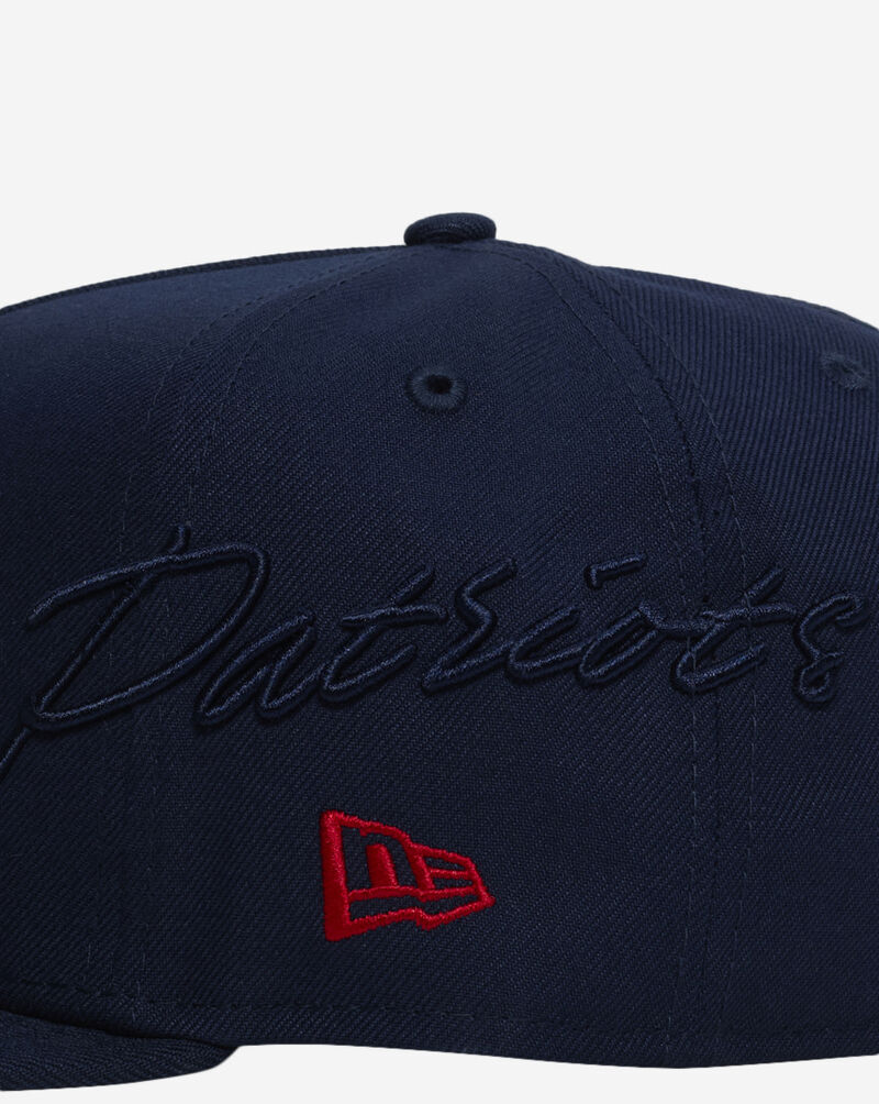 New Era 9Fifty New England Patriots Script A-Frame Snapback Hat 60957164 Blue 2