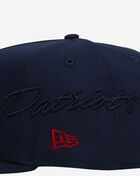 New Era 9Fifty New England Patriots Script A-Frame Snapback Hat 60957164 Blue 2
