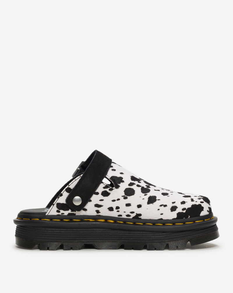 Dr. Martens Zebzag Suede Slingback Platform Mules 42850100 animal print 4