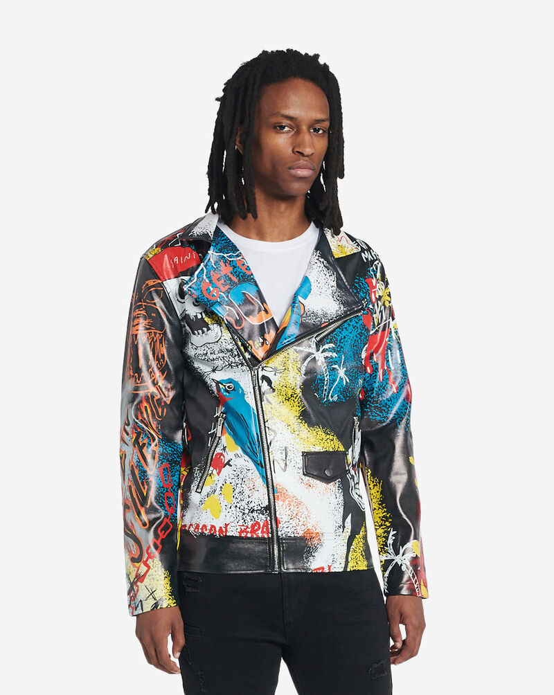 Reason Move in Silence Moto Jacket RCF2228-MLT Multi 1