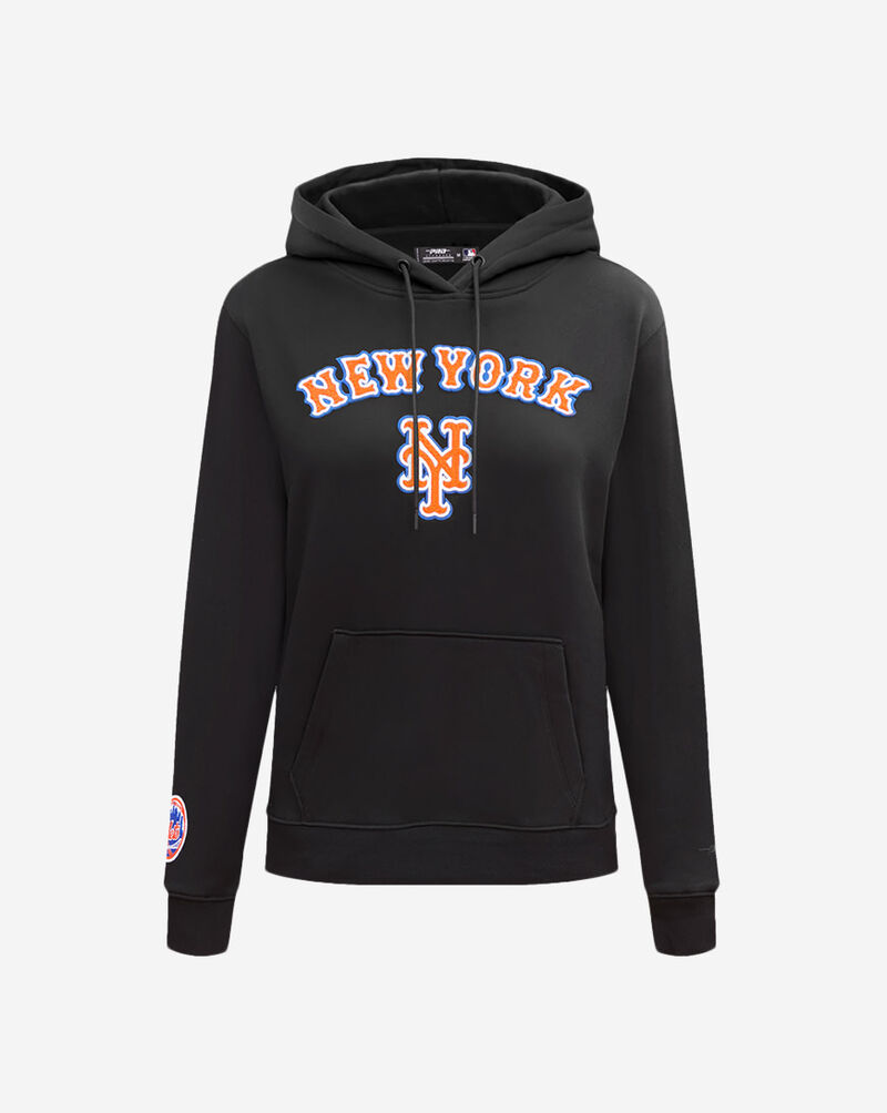 PRO STANDARD New York Mets Classic Fleece Pull Over Hoodie  LNMC34573-BLK Black 1
