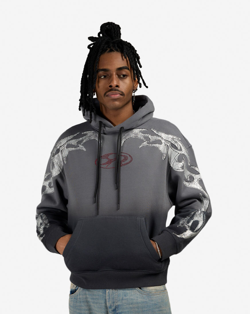 Shop Smoke Rise Scorpion Hoodie FO26S429SNZ-BLK black | SNIPES USA