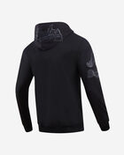 Atlanta Braves Triple Black Double Knit Pull Over Hoodie