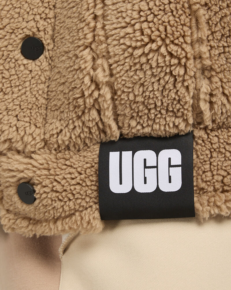 UGG Frankie Sherpa Trucker Jacket 1113951-CAM Brown 3