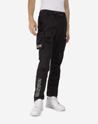 Smoke Rise Brushed Utility Nylon Cargo Pants WP24181SN-BLK Black 1