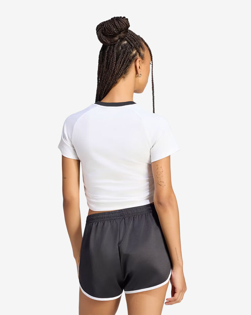 adidas Jennie Layered Tee LD4968-WHTBLK White 2