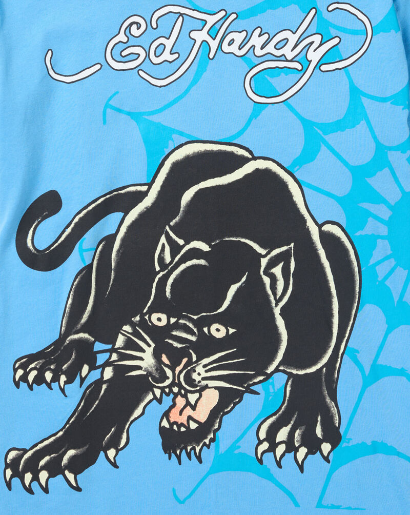 Ed Hardy Kids' Panther Tee EHKT-9032BLU Blue 2