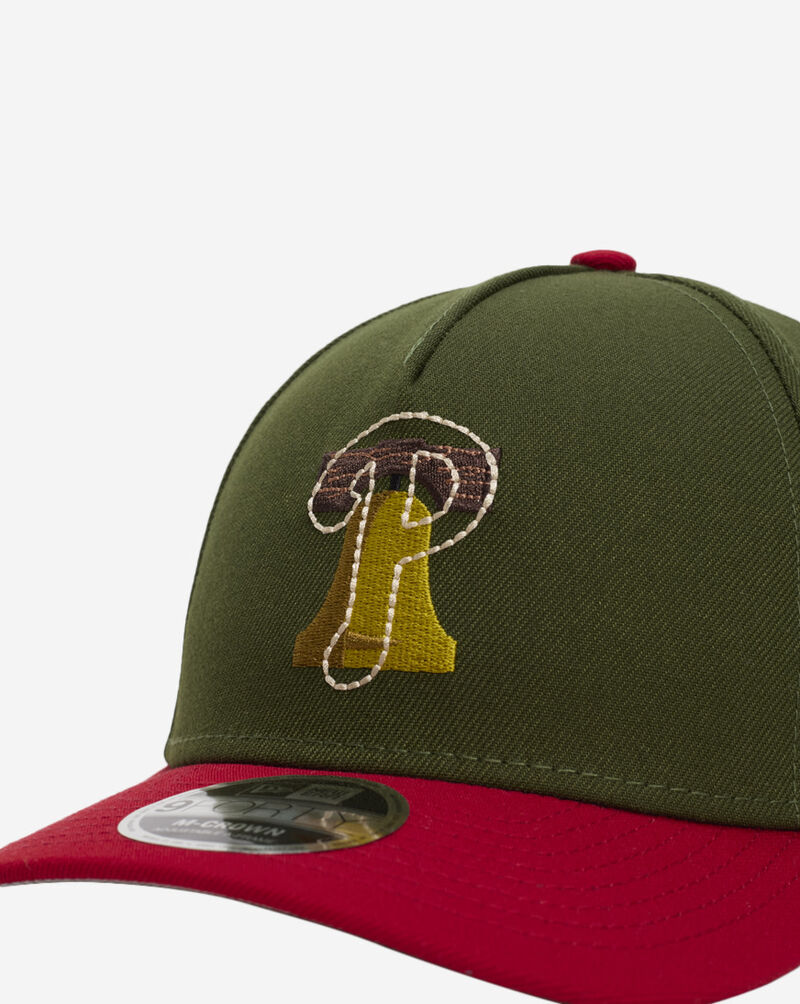 New Era 9Forty A-Frame Philadelphia Phillies City Feat Snapback Hat 60640966 Green 2