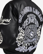 Smoke Rise Legacy PU Varsity Jacket OH25699SN-BLK Black 3