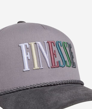 Finesse Twill Suede Trucker Hat