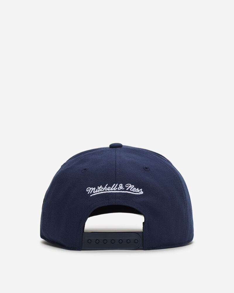 Mitchell  Ness Atlanta Braves Pro Pinch Butterfly Snapback Hat HP20187-ABRNAVY Blue 3