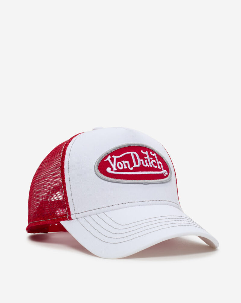 Von Dutch Staple Trucker Hat VDHT97-GYMRED Red 1