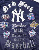 New York Yankees Old English Rib Satin Jacket