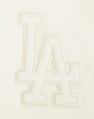 Big Boys' Los Angeles Dodgers Neutral Fleece Pull Over Hoodie