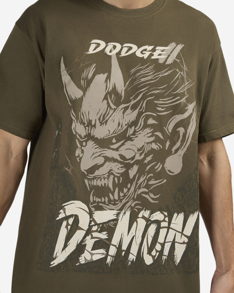 Graphic Tees Dodge Demon Tee DGS6TN-210JK-OLV Green 3
