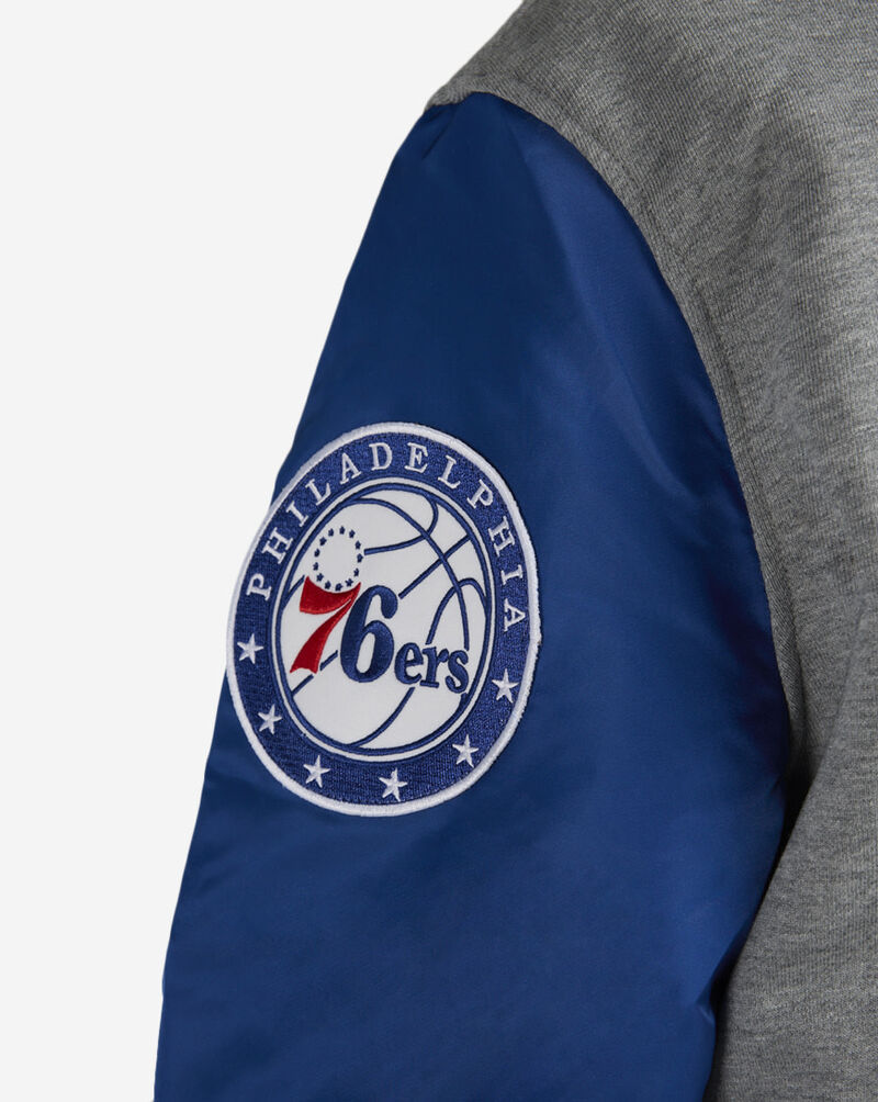 New Era Alpha Industries Philadelphia 76ers Bomber Jacket 60684163 Blue 3