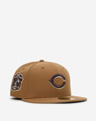New Era 59Fifty Cincinnati Reds Light Bronze Fitted Hat 70985712 Beige 1