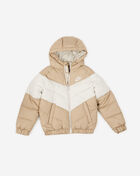 Pre-School Hooded Chevron Puffer Jacket