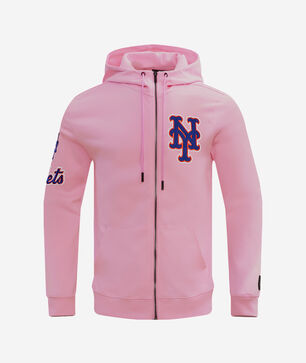 New York Mets Classic Chenille Double Knit Full-Zip Hoodie