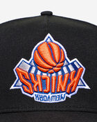 New Era 9Fifty New York Knicks Upside Down Script A-Frame Snapback Hat 71099386 Black 2