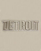 Detroit Pistons Neutral Drop Shoulder Fleece Pull Over Hoodie